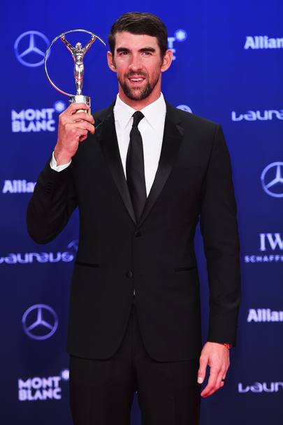 La premiazione di Michael Phelps. Getty